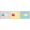 image:imageHAUS AND HUES Fashion Wall Art Set  Glam Purple Decor Designer Aesthetic Prints for Bedroom Beige Frame 24x36 Set of 3Chill Pills