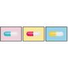 image:imageHAUS AND HUES Fashion Wall Art Set  Glam Purple Decor Designer Aesthetic Prints for Bedroom Beige Frame 24x36 Set of 3Chill Pills