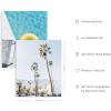 image:imageHAUS AND HUES Travel Wall Art  Italy Travel Posters Europe Wall Flower Pictures Vintage Framed Posters Peach Wall Decor Flower Prints Amalfi Poster Framed Beige 8x10Palm Springs