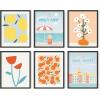 image:imageHAUS AND HUES Travel Wall Art  Italy Travel Posters Europe Wall Flower Pictures Vintage Framed Posters Peach Wall Decor Flower Prints Amalfi Poster Framed Beige 8x10Travel Gallery