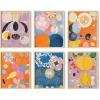 image:imageHAUS AND HUES Abstract Wall Art with Frame  Set of 6 Colorful Geometric Prints Famous Artist Paintings Hilma af Klint Gallery Wall Set 11x14 Black FrameHilma Af Klint