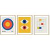image:imageHAUS AND HUES Fashion Wall Art Set  Glam Purple Decor Designer Aesthetic Prints for Bedroom Beige Frame 24x36 Set of 3Bauhaus