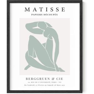 image:imageHAUS AND HUES Danish Pastel Aesthetic Matisse Poster  Danish Pastel Room Decor Aesthetic Matisse Print amp Sage Green Wall Decor Matisse Cutouts Modern Wall Art Abstract Art 16 x 20 Unframed