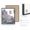 image:imageHAUS AND HUES New York City Poster  Pink New York Wall Art Skyline Art NYC Print Aesthetic Art Print for Bedroom Dorm Room Living Room Black Frame 16x20Dome Cathedral Tour