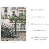 image:imageHAUS AND HUES New York City Poster  Pink New York Wall Art Skyline Art NYC Print Aesthetic Art Print for Bedroom Dorm Room Living Room Black Frame 16x20Paris Bike