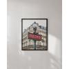 image:imageHAUS AND HUES New York City Poster  Pink New York Wall Art Skyline Art NYC Print Aesthetic Art Print for Bedroom Dorm Room Living Room Black Frame 16x20Red Metro Sign