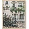 image:imageHAUS AND HUES New York City Poster  Pink New York Wall Art Skyline Art NYC Print Aesthetic Art Print for Bedroom Dorm Room Living Room Black Frame 16x20Paris Bike