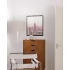 image:imageHAUS AND HUES New York City Poster  Pink New York Wall Art Skyline Art NYC Print Aesthetic Art Print for Bedroom Dorm Room Living Room Black Frame 16x20Skyline