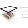 image:imageHAUS AND HUES New York City Poster  Pink New York Wall Art Skyline Art NYC Print Aesthetic Art Print for Bedroom Dorm Room Living Room Black Frame 16x20Red Metro Sign