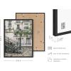 image:imageHAUS AND HUES New York City Poster  Pink New York Wall Art Skyline Art NYC Print Aesthetic Art Print for Bedroom Dorm Room Living Room Black Frame 16x20Paris Bike