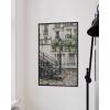 image:imageHAUS AND HUES New York City Poster  Pink New York Wall Art Skyline Art NYC Print Aesthetic Art Print for Bedroom Dorm Room Living Room Black Frame 16x20Paris Bike