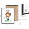 image:imageHAUS AND HUES Animal Inspirational Art Print Set of 411x14  Framed Black