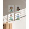 image:imageHAUS AND HUES Animal Inspirational Art Print Set of 411x14
