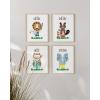 image:imageHAUS AND HUES Animal Inspirational Art Print Set of 48x10