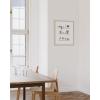 image:imageHAUS AND HUES Boho Prints MidCentury Wall Art  Modern Minimalist Poster Neutral Boho Art Prints with Shapes amp Small Branch  Unframed 24x36Pots on Shelves