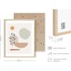 image:imageHAUS AND HUES Botanical Wall Art  Succulent Prints Modern Plant Poster with Greenhouse Design for Home Decor Unframed 16x20Beige Shapes and Branches