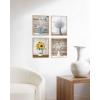 image:imageHAUS AND HUES Floral Botanical Prints  Set of 4 Flower Posters Flower Pictures Wall Decor Floral Prints Unframed 8x10Farmhouse Bouquets