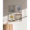 image:imageHAUS AND HUES Floral Botanical Prints  Set of 4 Flower Posters Flower Pictures Wall Decor Floral Prints Unframed 8x10Farmhouse Bouquets