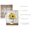 image:imageHAUS AND HUES Floral Botanical Prints  Set of 4 Flower Posters Flower Pictures Wall Decor Floral Prints Unframed 8x10Farmhouse Bouquets