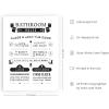 image:imageHAUS AND HUES Funny Bathroom Decor Eye Exam Wall Art Funny Bathroom Sign Unframed Art Print 16x20Rules