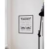 image:imageHAUS AND HUES Funny Bathroom Decor Eye Exam Wall Art Funny Bathroom Sign Unframed Art Print 16x20Rules