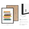 image:imageHAUS AND HUES Kids Bookshelf Art Print  12x16  Framed Black