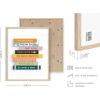image:imageHAUS AND HUES Kids Bookshelf Art Print  16x20  Framed Beige