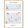 image:imageHAUS AND HUES Motivational Wall Art for Office  Iceberg Picture Motivational Artwork for Walls Inspirational Poster for Gym Iceberg Poster with Beige Frame 16x20Expectation Vs Reality