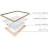 image:imageHAUS AND HUES Motivational Wall Art for Office  Iceberg Picture Motivational Artwork for Walls Inspirational Poster for Gym Iceberg Poster with Beige Frame 16x20Expectation Vs Reality
