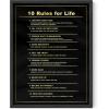 image:imageHAUS AND HUES Motivational Wall Art for Office  Iceberg Picture Motivational Artwork for Walls Inspirational Poster for Gym Iceberg Poster with Beige Frame 16x2010 Rules for Life