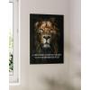 image:imageHAUS AND HUES Motivational Wall Art for Office  Iceberg Picture Motivational Artwork for Walls Inspirational Poster for Gym Iceberg Poster with Beige Frame 16x20Lion Vs Sheep