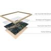image:imageHAUS AND HUES Motivational Wall Art for Office  Iceberg Picture Motivational Artwork for Walls Inspirational Poster for Gym Iceberg Poster with Beige Frame 16x20Mindset is Everything