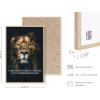 image:imageHAUS AND HUES Motivational Wall Art for Office  Iceberg Picture Motivational Artwork for Walls Inspirational Poster for Gym Iceberg Poster with Beige Frame 16x20Lion Vs Sheep