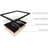 image:imageHAUS AND HUES Motivational Wall Art for Office  Iceberg Picture Motivational Artwork for Walls Inspirational Poster for Gym Iceberg Poster with Beige Frame 16x20Ambition  Persistence