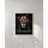 image:imageHAUS AND HUES Motivational Wall Art for Office  Iceberg Picture Motivational Artwork for Walls Inspirational Poster for Gym Iceberg Poster with Beige Frame 16x20Lion Vs Sheep