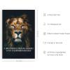 image:imageHAUS AND HUES Motivational Wall Art for Office  Iceberg Picture Motivational Artwork for Walls Inspirational Poster for Gym Iceberg Poster with Beige Frame 16x20Lion Vs Sheep