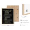 image:imageHAUS AND HUES Motivational Wall Art for Office  Iceberg Picture Motivational Artwork for Walls Inspirational Poster for Gym Iceberg Poster with Beige Frame 16x2010 Rules for Life