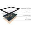image:imageHAUS AND HUES Motivational Wall Art for Office  Iceberg Picture Motivational Artwork for Walls Inspirational Poster for Gym Iceberg Poster with Beige Frame 16x20Mindset is Everything