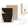 image:imageHAUS AND HUES Scandinavian Wall Art  Abstract Mid Century Modern Prints Contemporary Minimalist Decor for Bedroom Black Frame 12x16Black  Beige Shapes