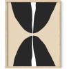 image:imageHAUS AND HUES Scandinavian Wall Art  Abstract Mid Century Modern Prints Contemporary Minimalist Decor for Bedroom Black Frame 12x16Half Circles