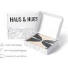 image:imageHAUS AND HUES Scandinavian Wall Art  Abstract Mid Century Modern Prints Contemporary Minimalist Decor for Bedroom Black Frame 12x16Half Circles