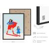 image:imageHAUS AND HUES Superwoman Art Print  16x20  Framed Black