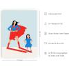 image:imageHAUS AND HUES Superwoman Art Print Individual  12x16