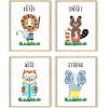 image:imageAnimal Inspirational Art Print Set of 48x10  Framed Beige