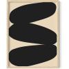 image:imageHAUS AND HUES Abstract Wall Art  Neutral Mid Century Modern Prints Geometric Minimalist Artwork Wood Lines Poster for Living Room Decor Beige Frame 12x16Stacked Ovals