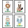 image:imageHAUS AND HUES Animal Inspirational Art Print Set of 48x10