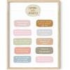 image:imageHAUS AND HUES Framed Counseling Office Decor  Mental Health amp Therapy Wall Art School Health Room amp Social Work Office Decor Beige Frame 12x16