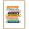 image:imageHAUS AND HUES Kids Bookshelf Art Print  12x16  Framed Beige