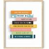image:imageHAUS AND HUES Kids Bookshelf Art Print  16x20  Framed Beige