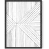 image:imageHAUS AND HUES Scandinavian Wall Art  Abstract Mid Century Modern Prints Contemporary Minimalist Decor for Bedroom Black Frame 12x16Lines on Lines